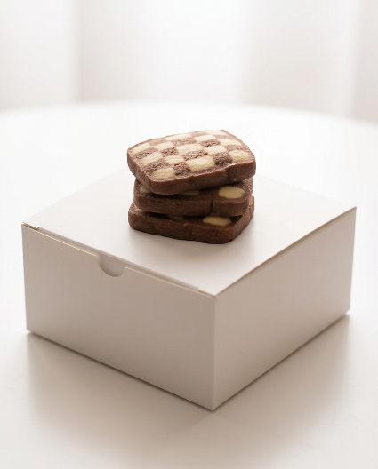 Checkerboard Cookies (Vanilla & Chocolate)