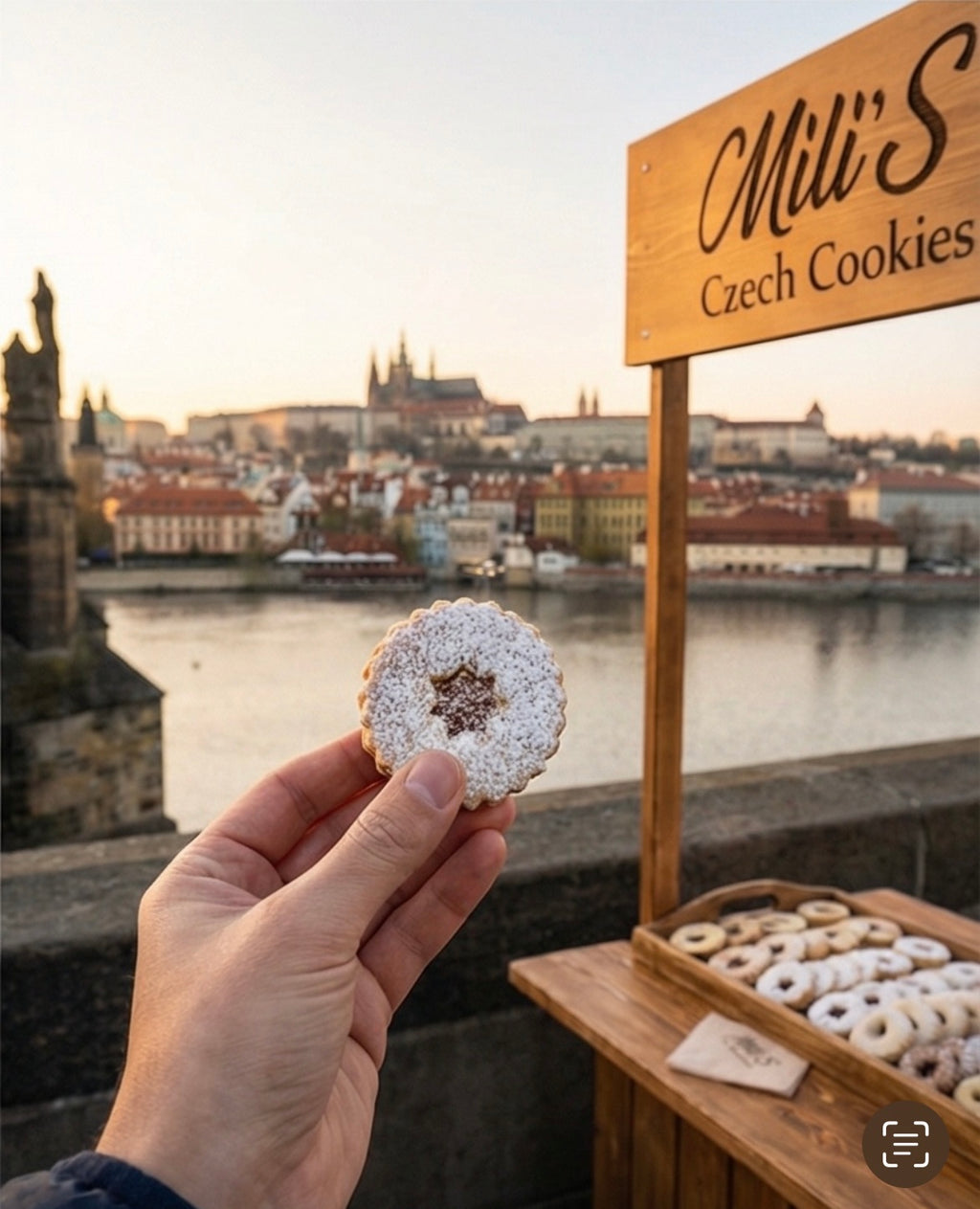 Mili’s Linzer Cookies (Strawberry & Chocolate Filled)