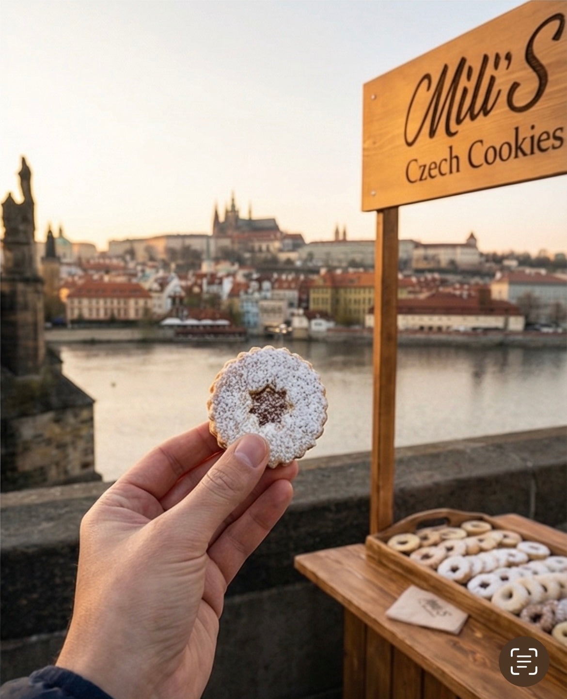 Mili’s Linzer Cookies (Strawberry & Chocolate Filled)
