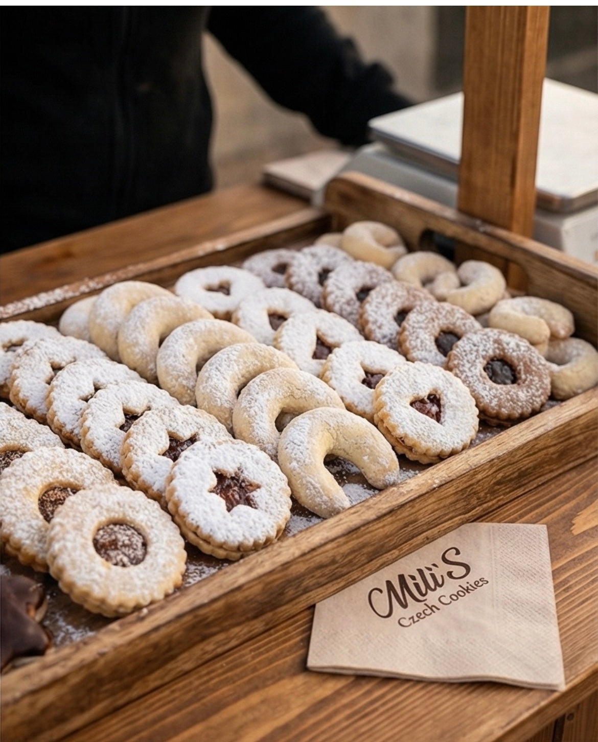 Mili’s Linzer Cookies (Strawberry & Chocolate Filled)