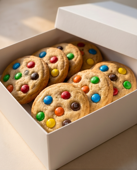 M&M Chocolate Chip Cookies