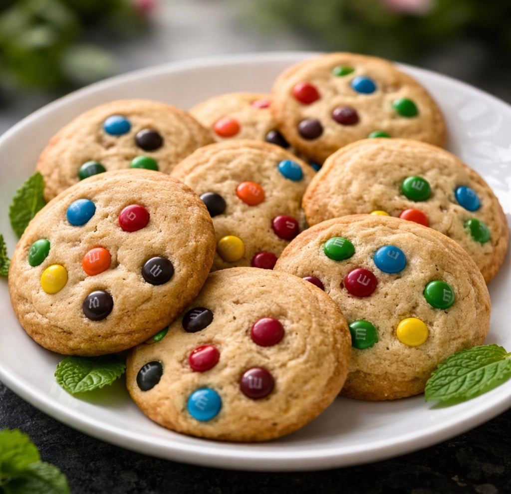 M&M Chocolate Chip Cookies