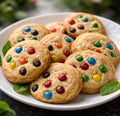 M&M Chocolate Chip Cookies