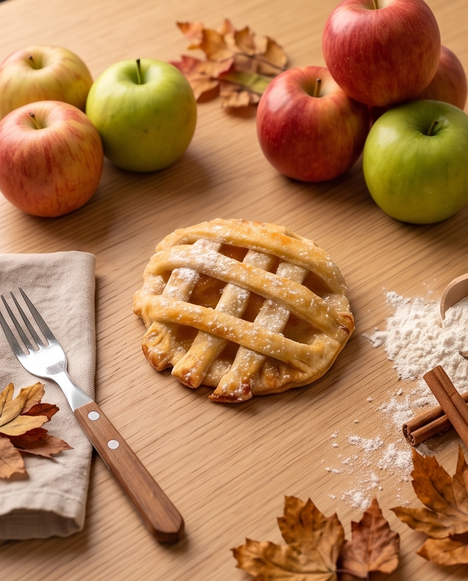 Mini Apple Lattice Pie