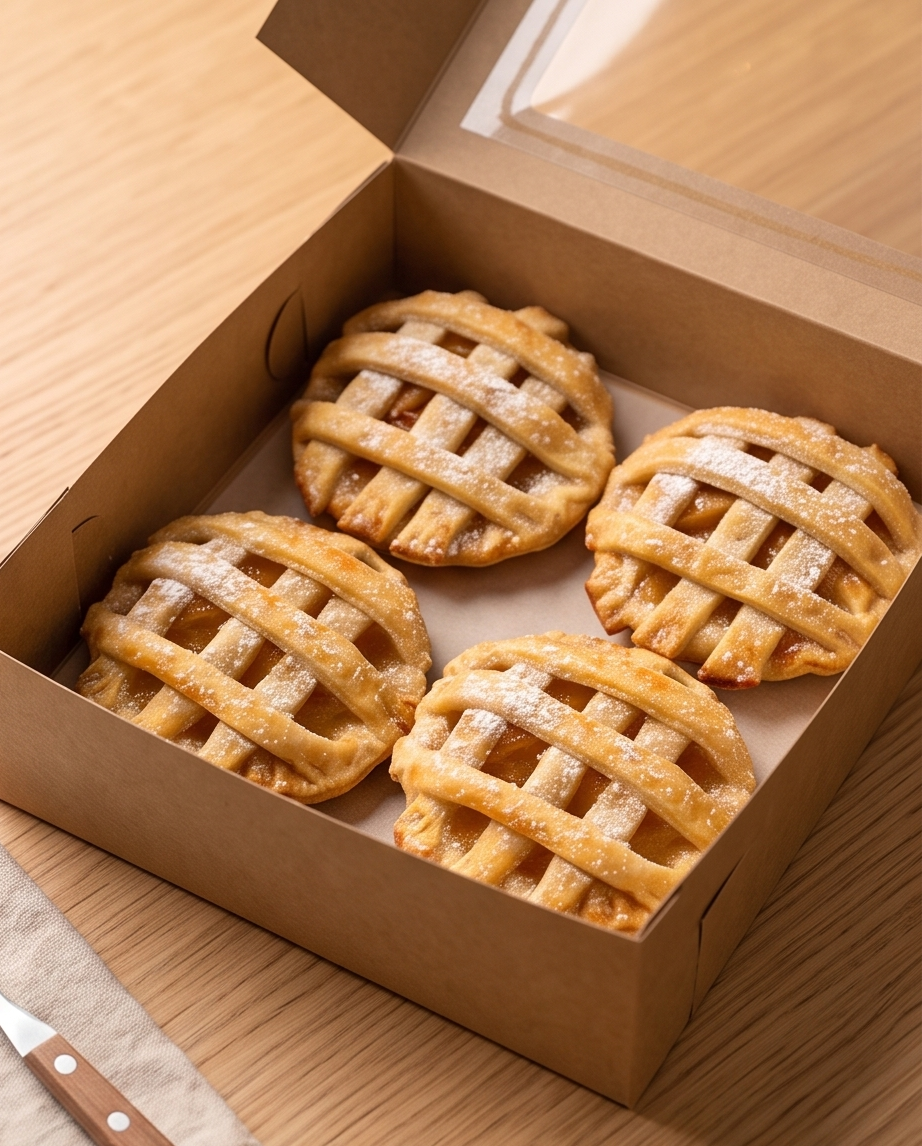Mini Apple Lattice Pie