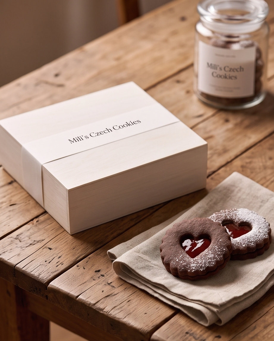 Chocolate Linzer Cookies – Strawberry or Raspberry